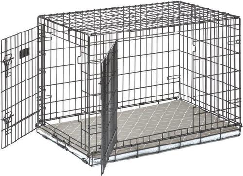 Show full view: MidWest Quiet Time Reversible Crate Pan Cover Dog & Cat Crate, Mushroom, Intermediate slide 3 of 10