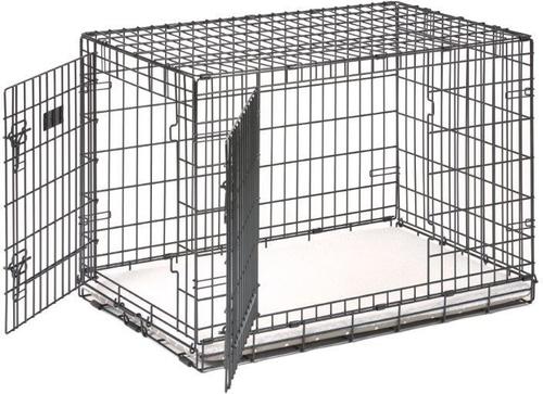 Show full view: MidWest Quiet Time Reversible Crate Pan Cover Dog & Cat Crate, Mushroom, Intermediate slide 4 of 10
