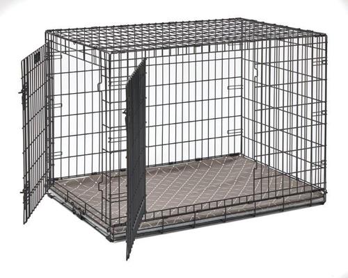 Show full view: MidWest Quiet Time Reversible Crate Pan Cover Dog & Cat Crate, Mushroom, Large  slide 4 of 10