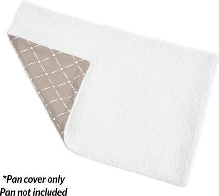 Show full view: MidWest Quiet Time Reversible Crate Pan Cover Dog & Cat Crate, Mushroom, Medium slide 2 of 9