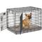 Show in main carousel: MidWest Quiet Time Reversible Crate Pan Cover Dog & Cat Crate, Mushroom, Medium slide 3 of 9