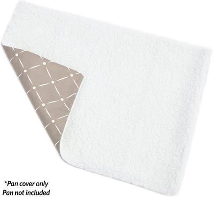 Show full view: MidWest Quiet Time Reversible Crate Pan Cover Dog & Cat Crate, Mushroom, Small slide 2 of 9