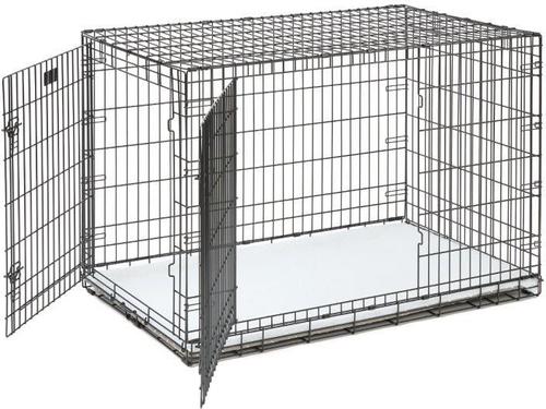 Show full view: MidWest Quiet Time Reversible Crate Pan Cover Dog & Cat Crate, Mushroom, X-Large slide 4 of 9