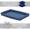 Show in main carousel: MidWest QuietTime Couture Ashton Bolster Dog Crate Mat, Blue, Large  slide 5 of 7