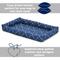 Show in main carousel: MidWest QuietTime Couture Ashton Bolster Dog Crate Mat, Blue, Small  slide 4 of 6