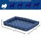 Show in main carousel: MidWest QuietTime Couture Ashton Bolster Dog Crate Mat, Blue, Small  slide 5 of 6