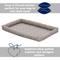 Show in main carousel: MidWest QuietTime Couture Ashton Bolster Dog Crate Mat, Mushroom, X-Large slide 3 of 5
