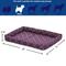 Show in main carousel: MidWest QuietTime Couture Ashton Bolster Dog Crate Mat, Plum, Medium  slide 5 of 6