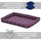 Show in main carousel: MidWest QuietTime Couture Ashton Bolster Dog Crate Mat, Plum, Small  slide 3 of 5