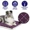 Show in main carousel: MidWest QuietTime Couture Paxton Reversible Dog Crate Mat, Plum / White Fleece, Small  slide 3 of 6