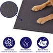 Show in main carousel: MidWest QuietTime Cushioned Antimicrobial Dog Crate Mat, Black, Large slide 2 of 6