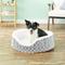 Show in main carousel: MidWest QuietTime Defender Orthopedic Bolster Cat & Dog Bed with Removable Cover, Gray, 28-in slide 1 of 10
