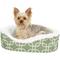 Show in main carousel: MidWest QuietTime Defender Orthopedic Bolster Cat & Dog Bed with Removable Cover, Green, 20-in slide 4 of 10