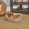 Show in main carousel: MidWest QuietTime Deluxe Hudson Bolster Cat & Dog Bed with Removable Cover, Tan, X-Small slide 2 of 4