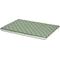 Show in main carousel: MidWest QuietTime Geo Print & Fleece Reversible Dog Crate Mat, Green, Large  slide 1 of 5