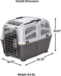 MidWest Skudo Deluxe Plastic Dog & Cat Kennel, 27-in slide 2 of 7