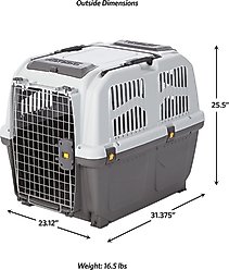 MidWest Skudo Deluxe Plastic Dog & Cat Kennel, 32-in slide 2 of 8