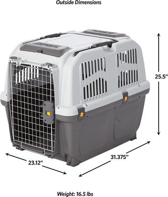Show full view: MidWest Skudo Deluxe Plastic Dog & Cat Kennel, 32-in slide 2 of 10