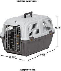 MidWest Skudo Standard Plastic Dog & Cat Kennel, 24-in slide 2 of 7