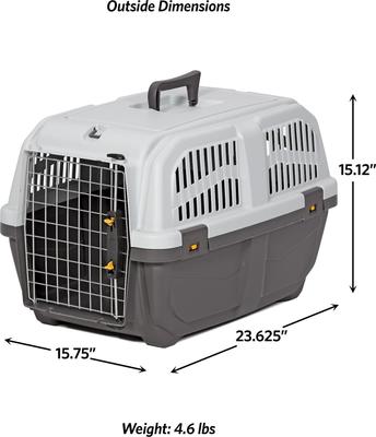 Show full view: MidWest Skudo Standard Plastic Dog & Cat Kennel, 24-in slide 2 of 10