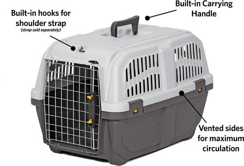 Show full view: MidWest Skudo Standard Plastic Dog & Cat Kennel, 24-in slide 3 of 10