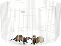 MidWest Small Pet Exercise Pen, White, Medium