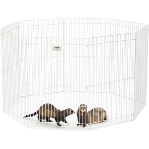 MidWest Small Pet Exercise Pen, White, Medium