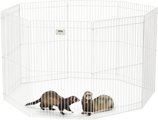 MidWest Small Pet Exercise Pen, White, Medium
