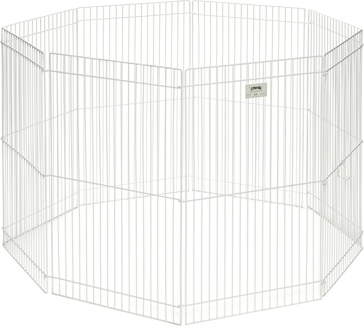 MidWest Small Pet Exercise Pen, White, Medium