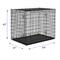 Show in main carousel: MidWest Solution Series XX-Large Heavy Duty Double Door Wire Dog Crate, 54-in L x 37-in W x 45-in H slide 3 of 8