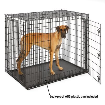 Show full view: MidWest Solution Series XX-Large Heavy Duty Double Door Wire Dog Crate, 54-in L x 37-in W x 45-in H slide 6 of 8