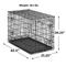 Show in main carousel: MidWest Solutions Series Side by Side Double Door Collapsible SUV Dog Crate, 42 inch slide 6 of 9