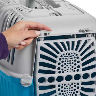 Show full view: MidWest Spree Hard-Sided Dog & Cat Kennel, Blue, 22-in slide 6 of 7