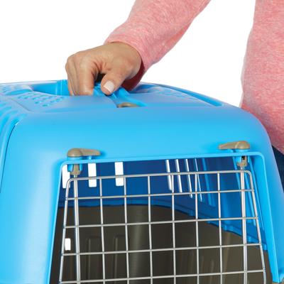 Show full view: MidWest Spree Plastic Dog & Cat Kennel, 24-in, Blue slide 3 of 8