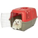 MidWest Spree Plastic Dog & Cat Kennel, 24-in, Red