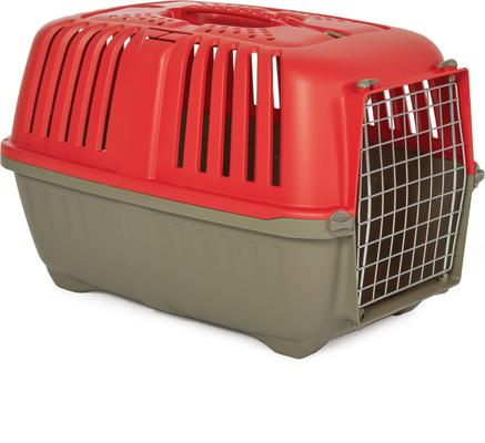 Show full view: MidWest Spree Plastic Dog & Cat Kennel, 24-in, Red slide 2 of 8