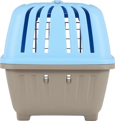 Show full view: MidWest Spree Plastic Dog & Cat Kennel, Blue, 19-in slide 4 of 11