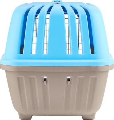 Show full view: MidWest Spree Plastic Dog & Cat Kennel, Blue, 22-in slide 4 of 11