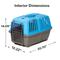Show in main carousel: MidWest Spree Plastic Dog & Cat Kennel, Blue, 22-in slide 5 of 11