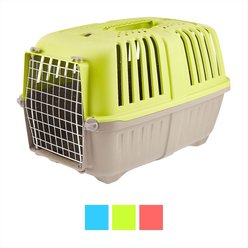 MidWest Spree Plastic Dog & Cat Kennel, Green, 22-in slide 2 of 8