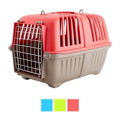 Show full view: MidWest Spree Plastic Dog & Cat Kennel, Red, 19-in slide 2 of 11