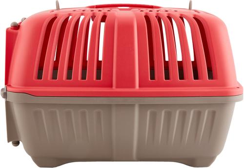 Show full view: MidWest Spree Plastic Dog & Cat Kennel, Red, 19-in slide 7 of 11