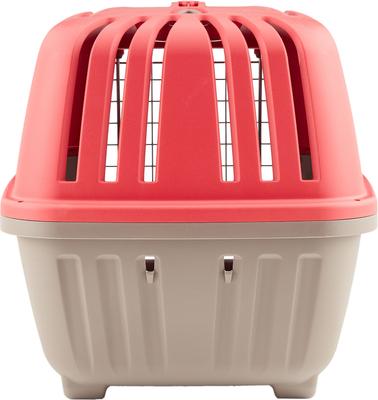 Show full view: MidWest Spree Plastic Dog & Cat Kennel, Red, 22-in slide 4 of 12