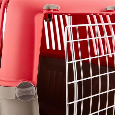 Show full view: MidWest Spree Plastic Dog & Cat Kennel, Red, 22-in slide 5 of 12