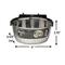 Show in main carousel: MidWest Stainless Steel Snap'y Fit Dog Kennel Bowl, 4-cup slide 6 of 8
