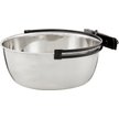 Show in main carousel: MidWest Stainless Steel Snap'y Fit Dog Kennel Bowl, 8 cup slide 1 of 8