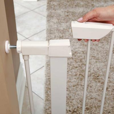 Show full view: MidWest Steel Pet Gate, 29-in, 2 count, White slide 3 of 9