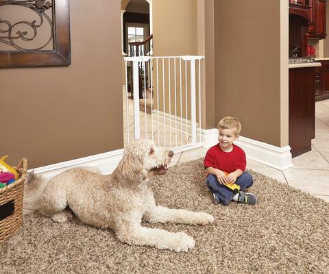 Show full view: MidWest Steel Pet Gate, 39-in, 2 count, White slide 5 of 9