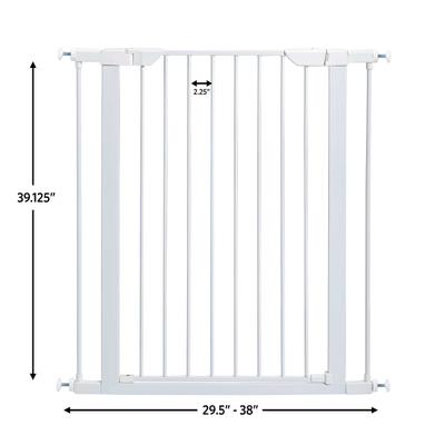 Show full view: MidWest Steel Pet Gate, 39-in, 2 count, White slide 6 of 9
