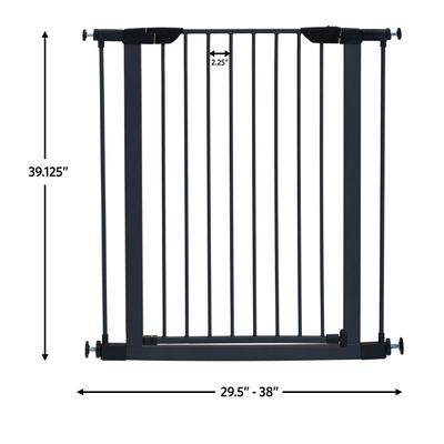 Show full view: MidWest Steel Pet Gate, Graphite, 39-in slide 6 of 9